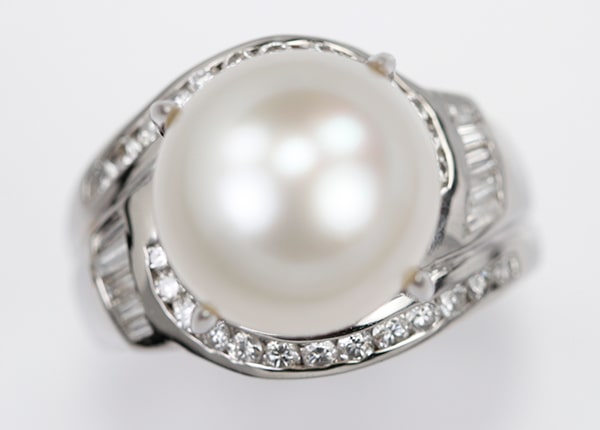 白蝶（南洋真珠）の指輪
